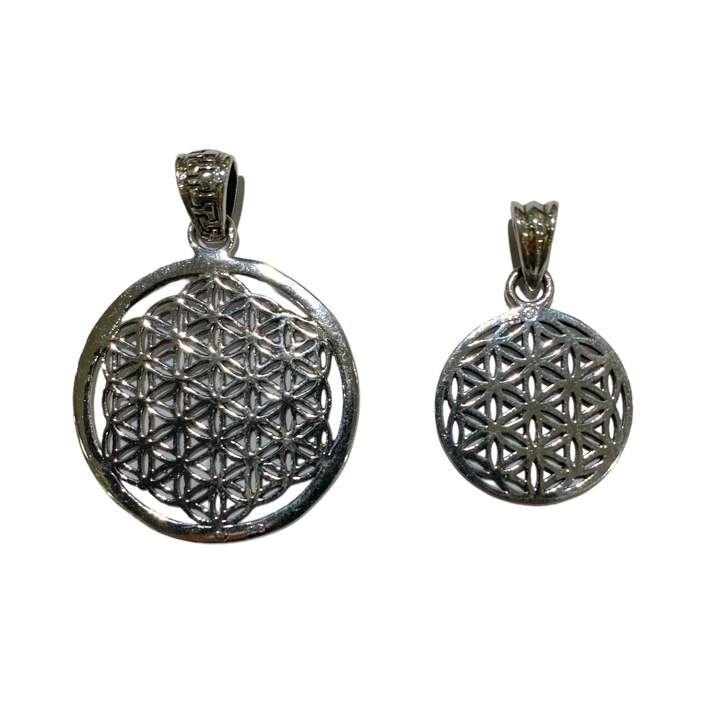 Pendentif argent 925 fleur de vie