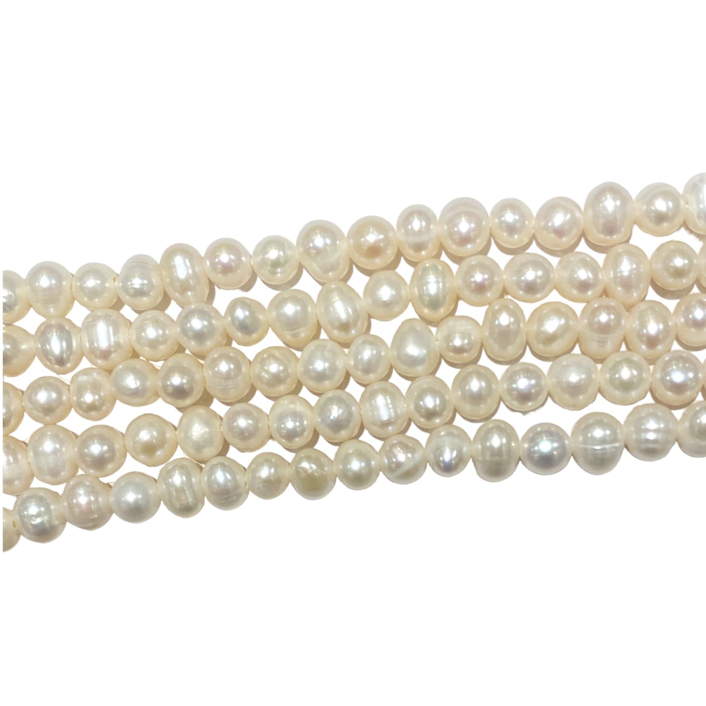 Fil de perle d’eau douce 4-4,5 #146