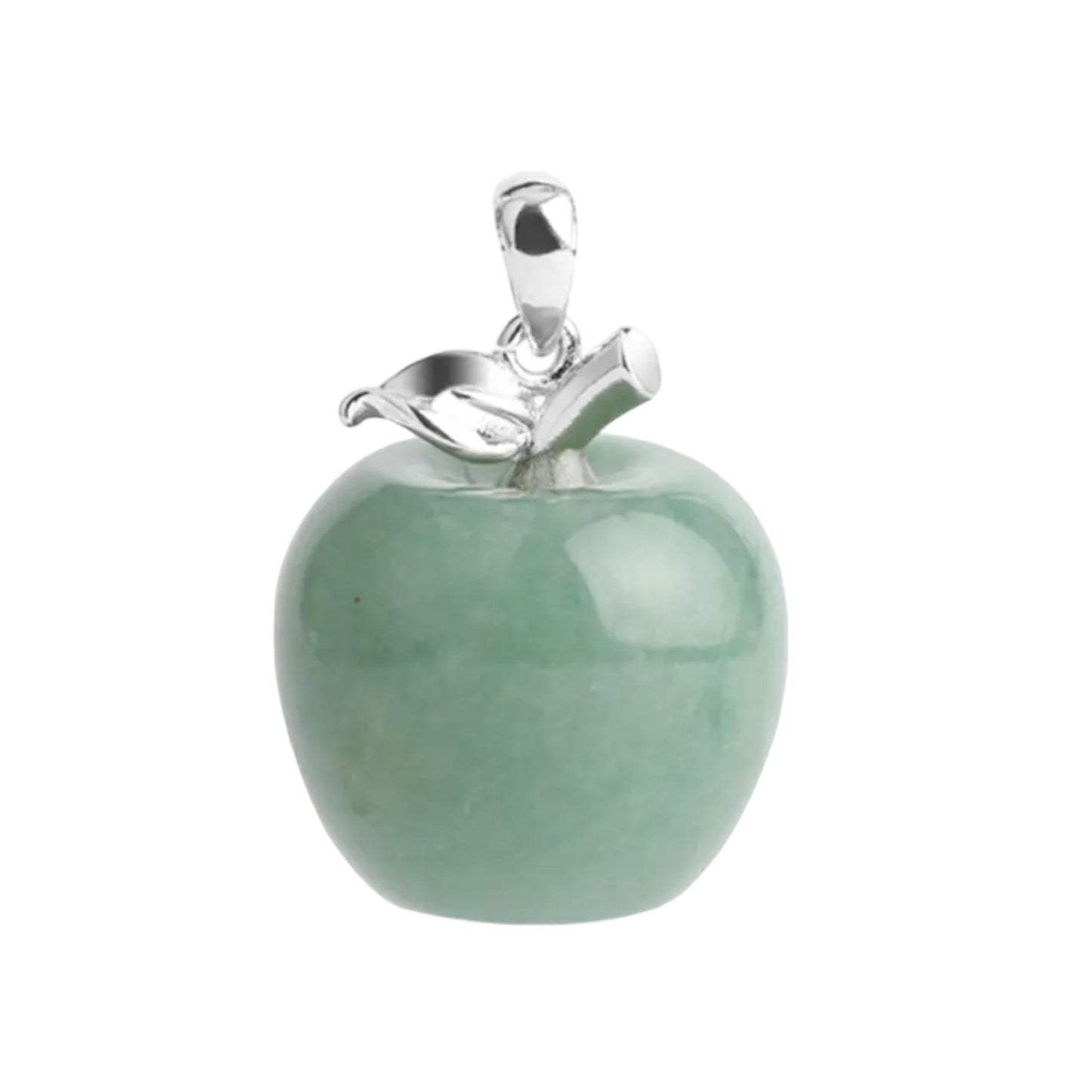 Pendentif en pomme en aventurine verte