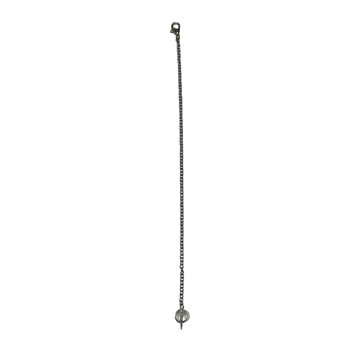 Lot de 10 chaines avec mousqueton en laiton — Cristal de roche