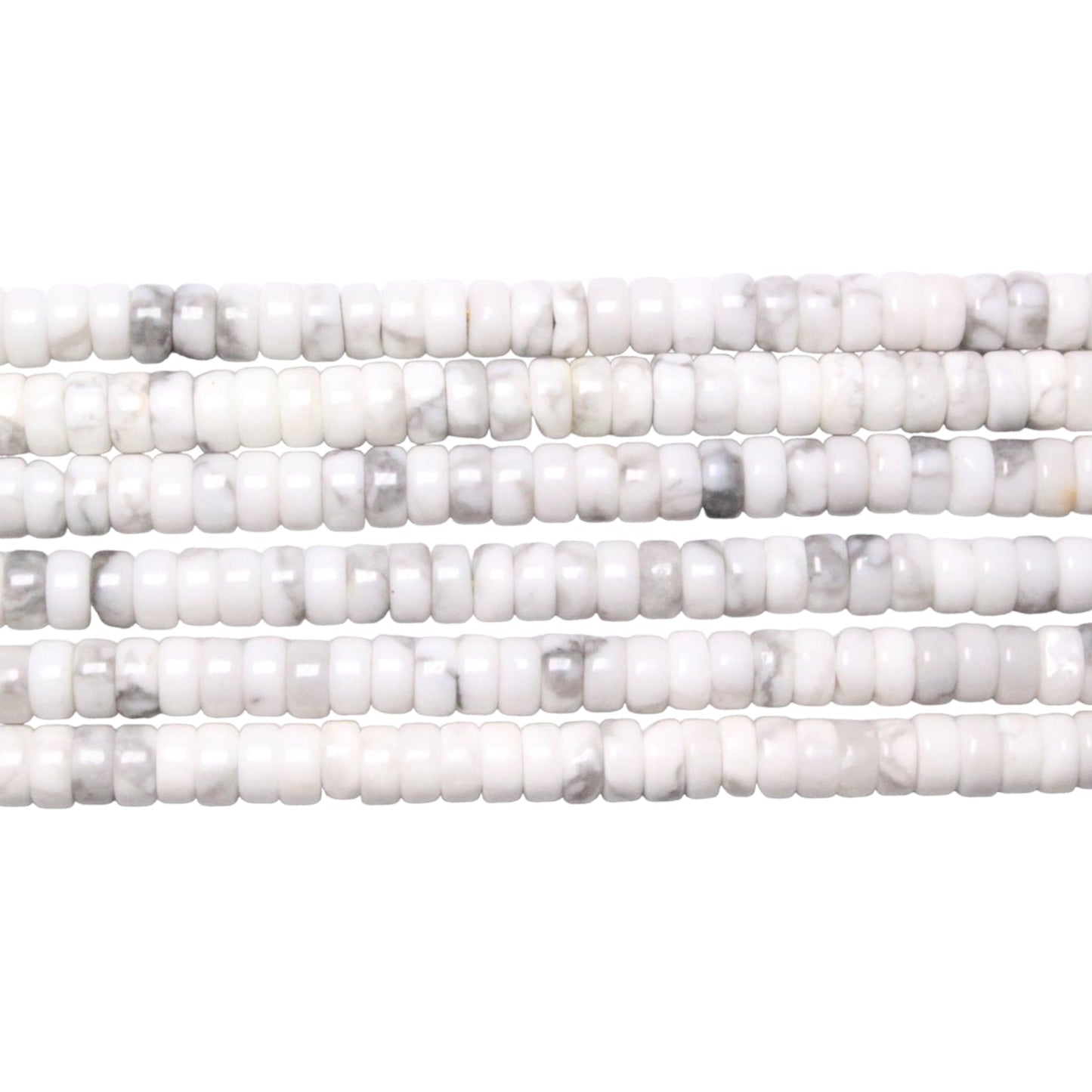 Fil de perle Heishi en Howlite