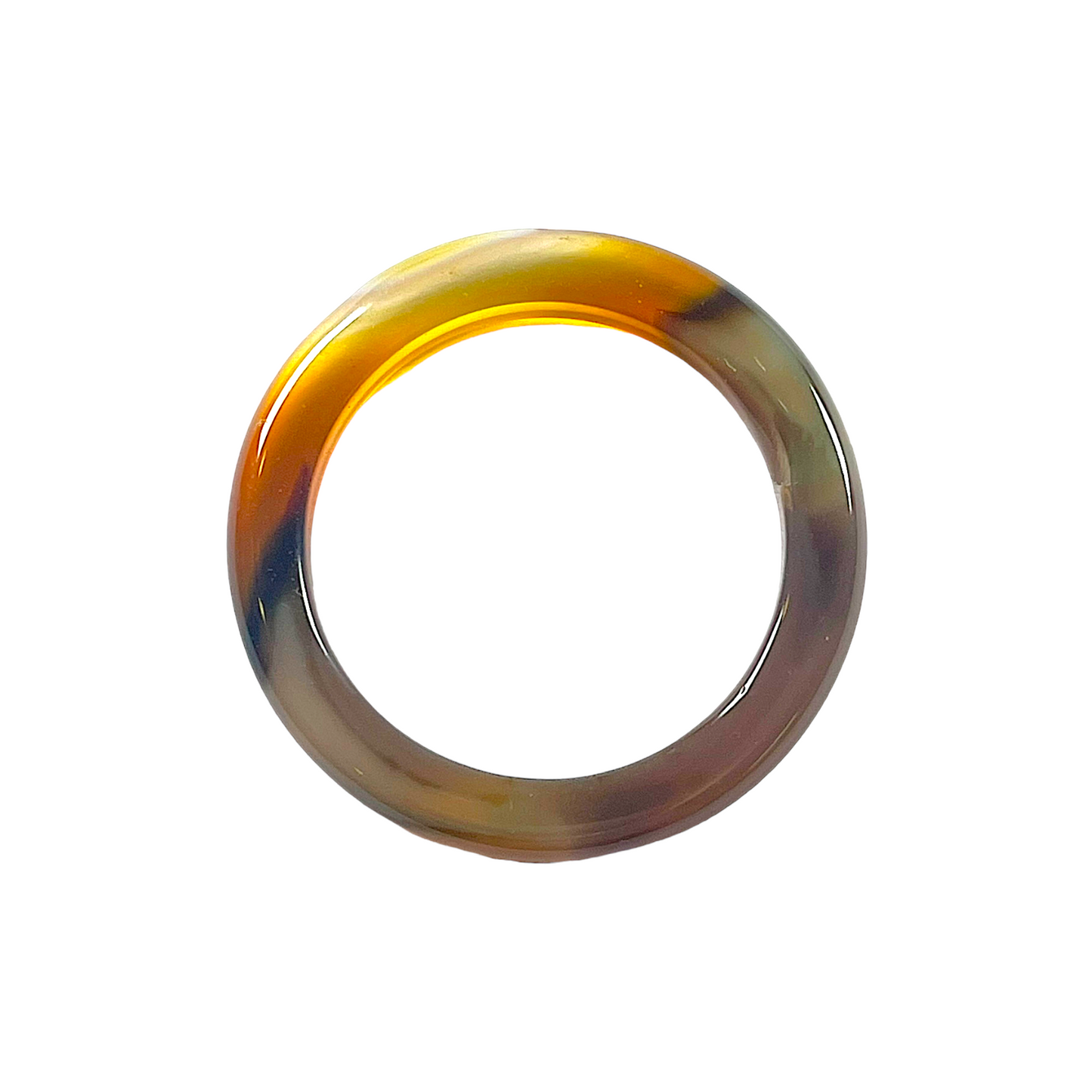 Anneau/bague fine aléatoire d’Agate taille 56 à l’unité