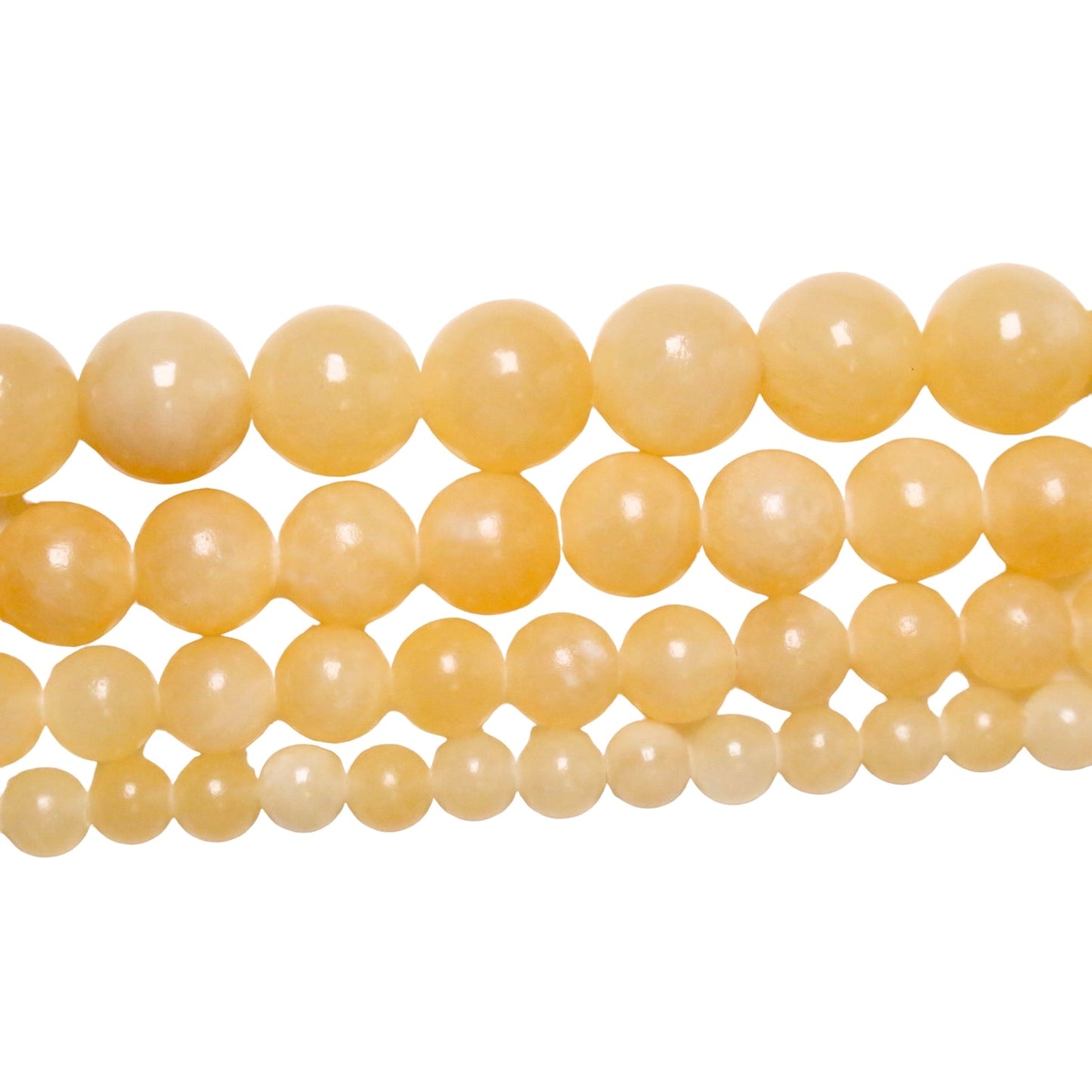 Fil de perle Calcite jaune A