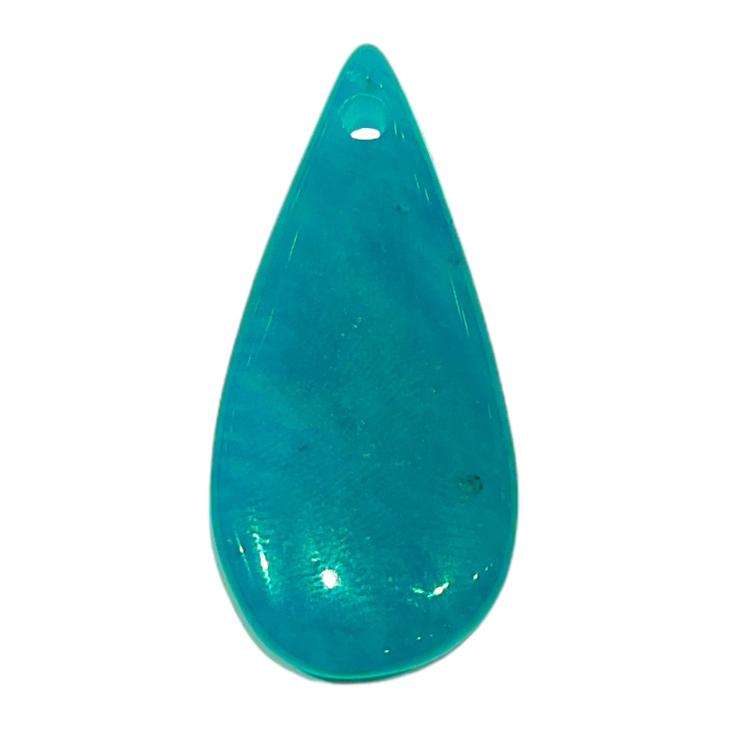 Pendentif Amazonite percé devant