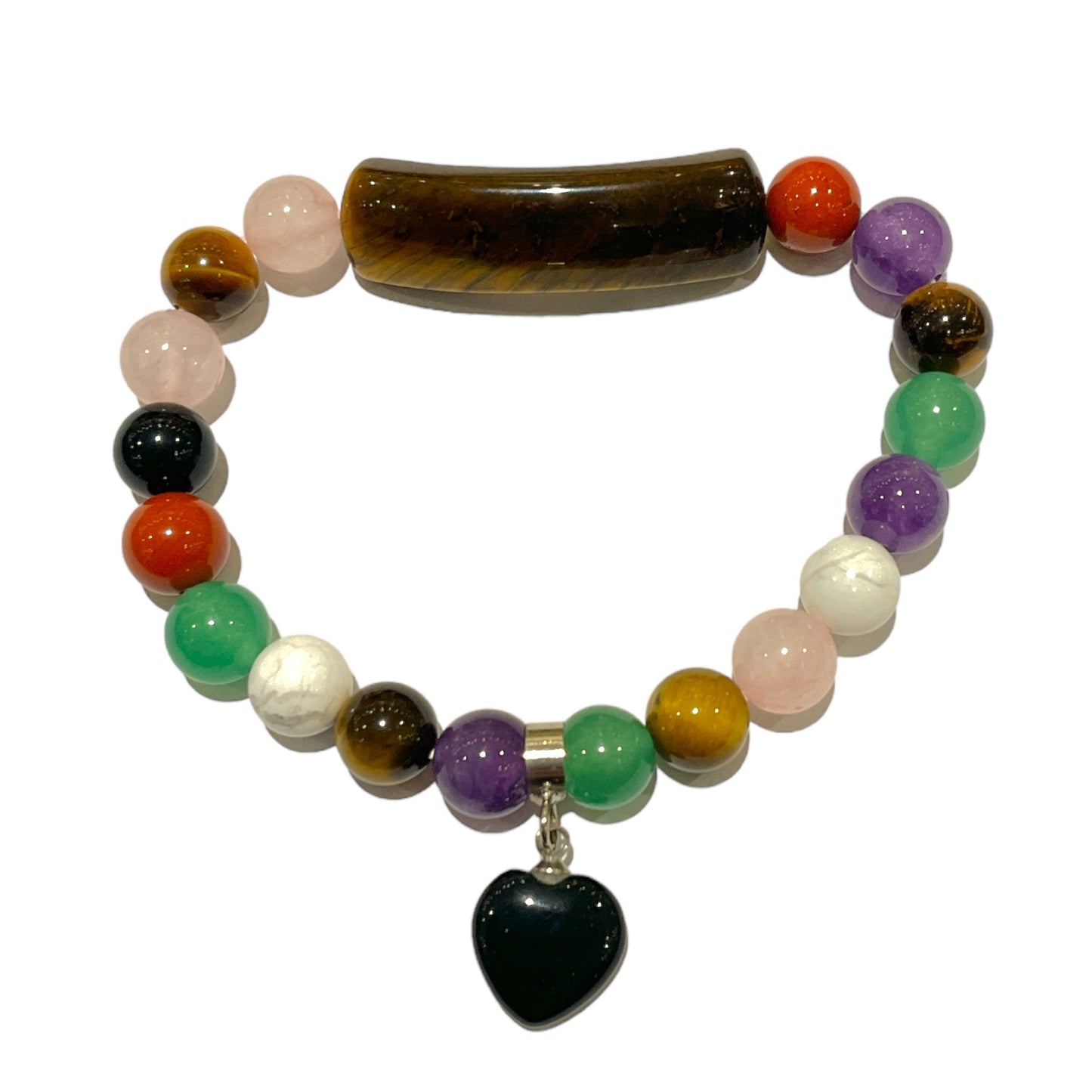 Bracelet 7 chakras cœur A