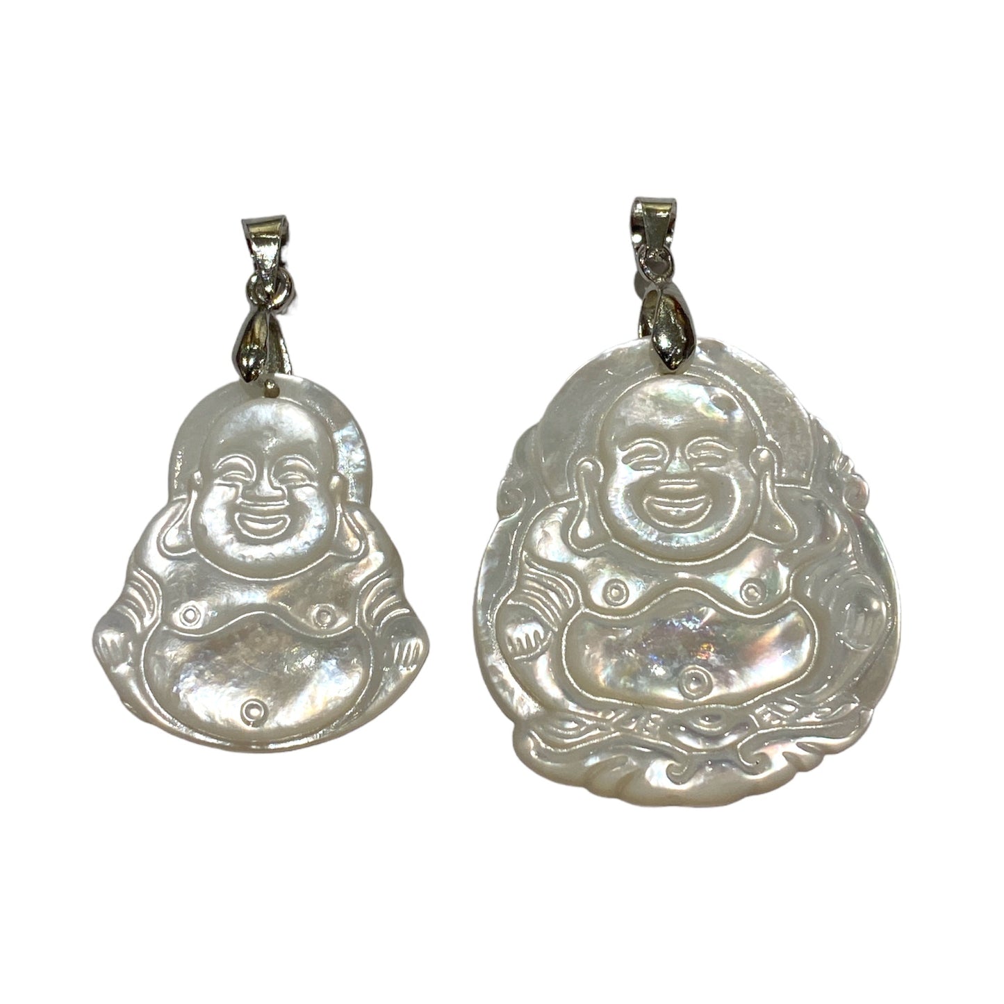 Pendentif forme bouddha en nacre