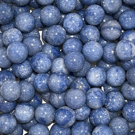 Boule 14 mm aventurine bleu non percé