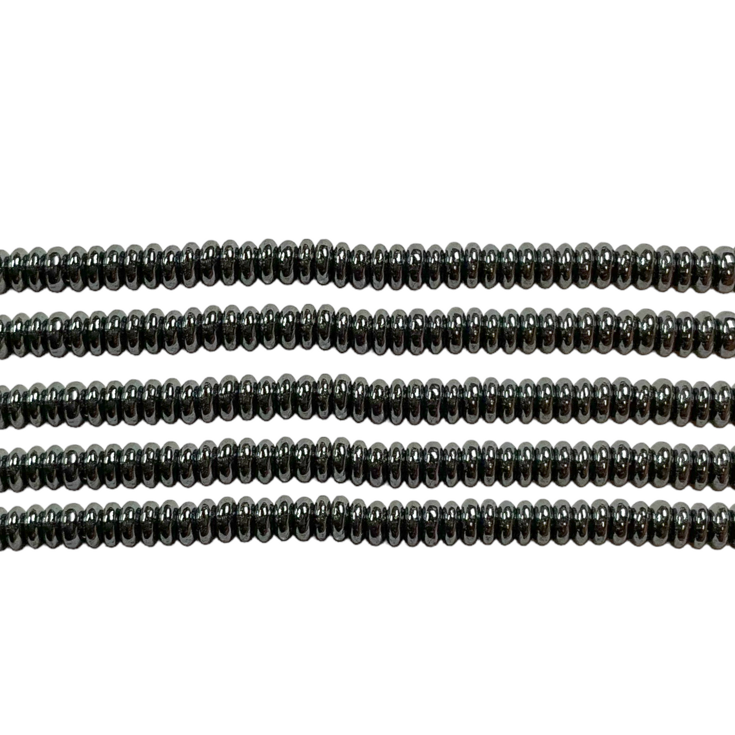 Fil de perle Hématite electroplaqué HE-4