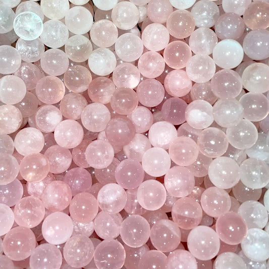 Boule 14 mm quartz rose non percé