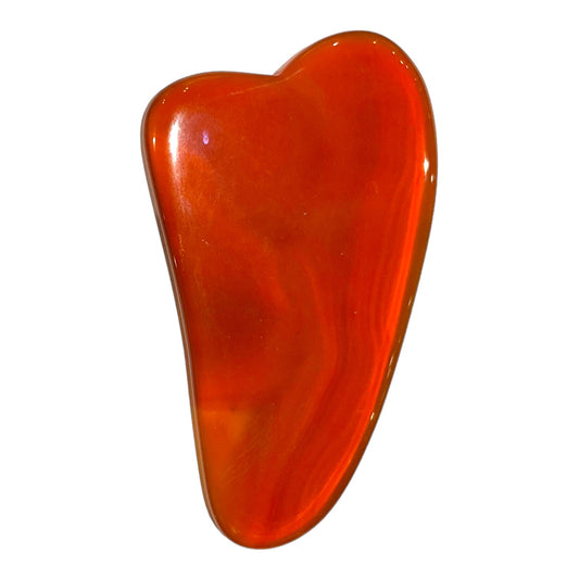 Gua sha Cornaline coeur