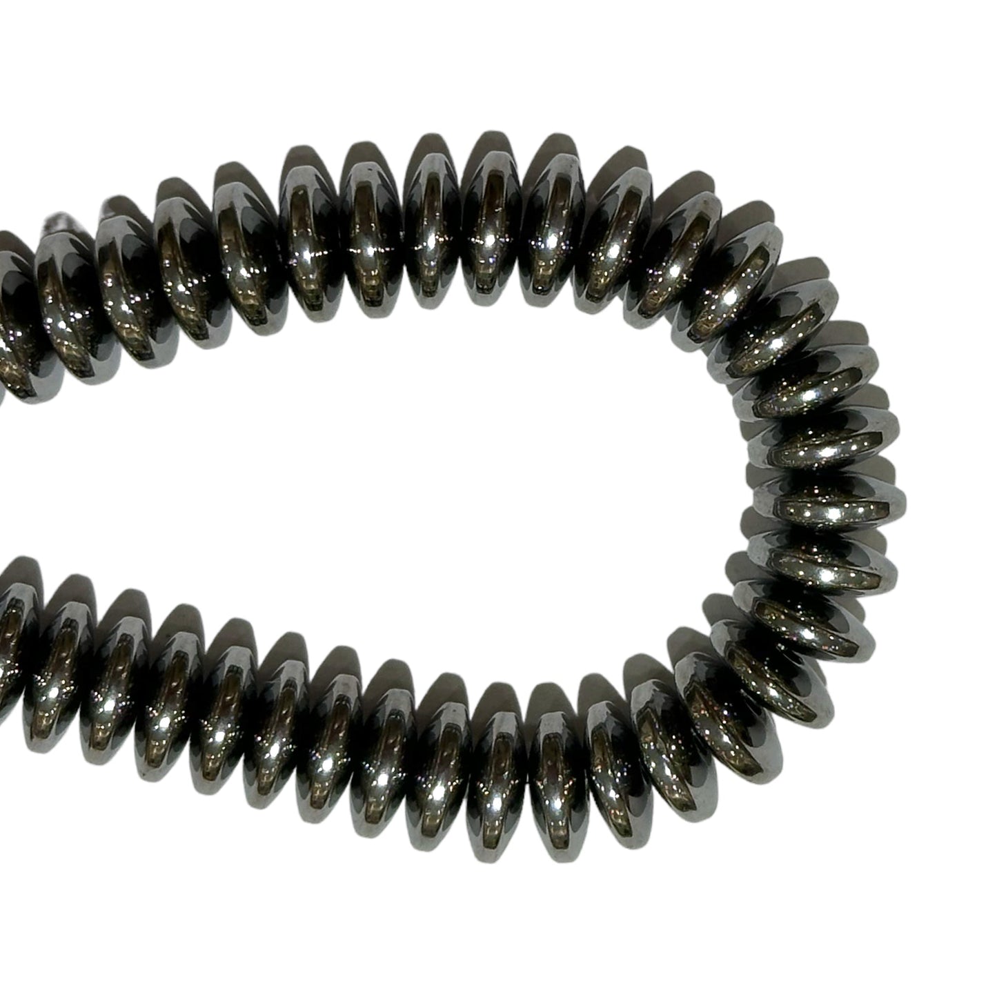 Fil de perle Hématite electroplaquée 8mm HEA-23G / HED-23G