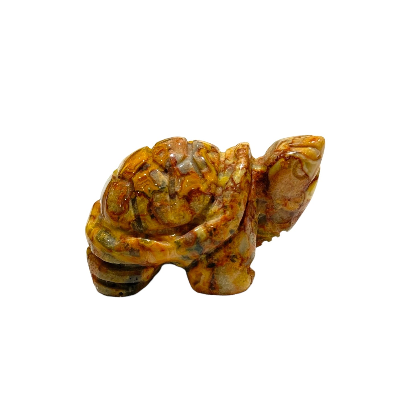 Statue Tortue en Agate crazy taille moyenne