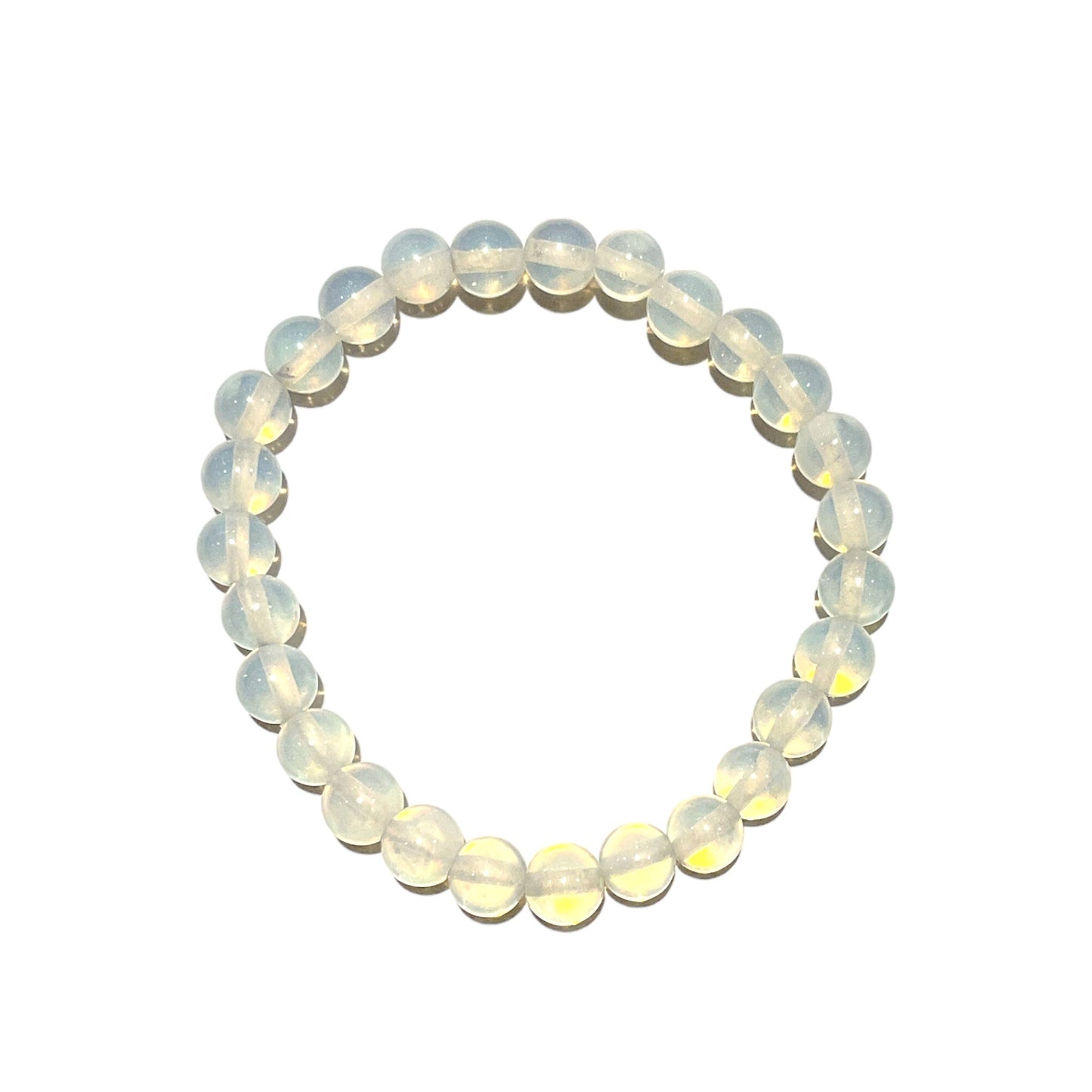 Bracelet en 6mm enfant Opaline