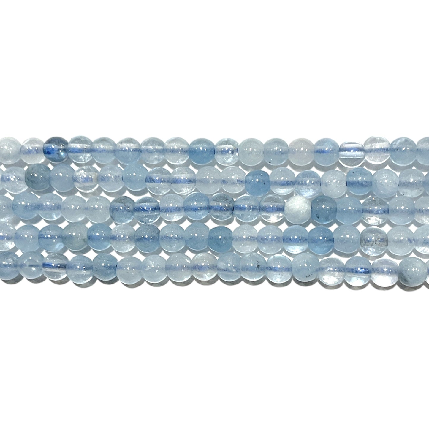 Fil de perle Aigue marine AA 3 mm