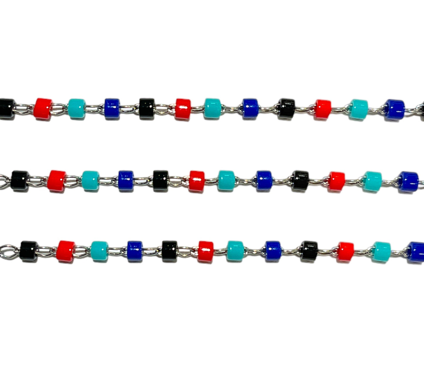 Chaîne argenté au mètre laiton