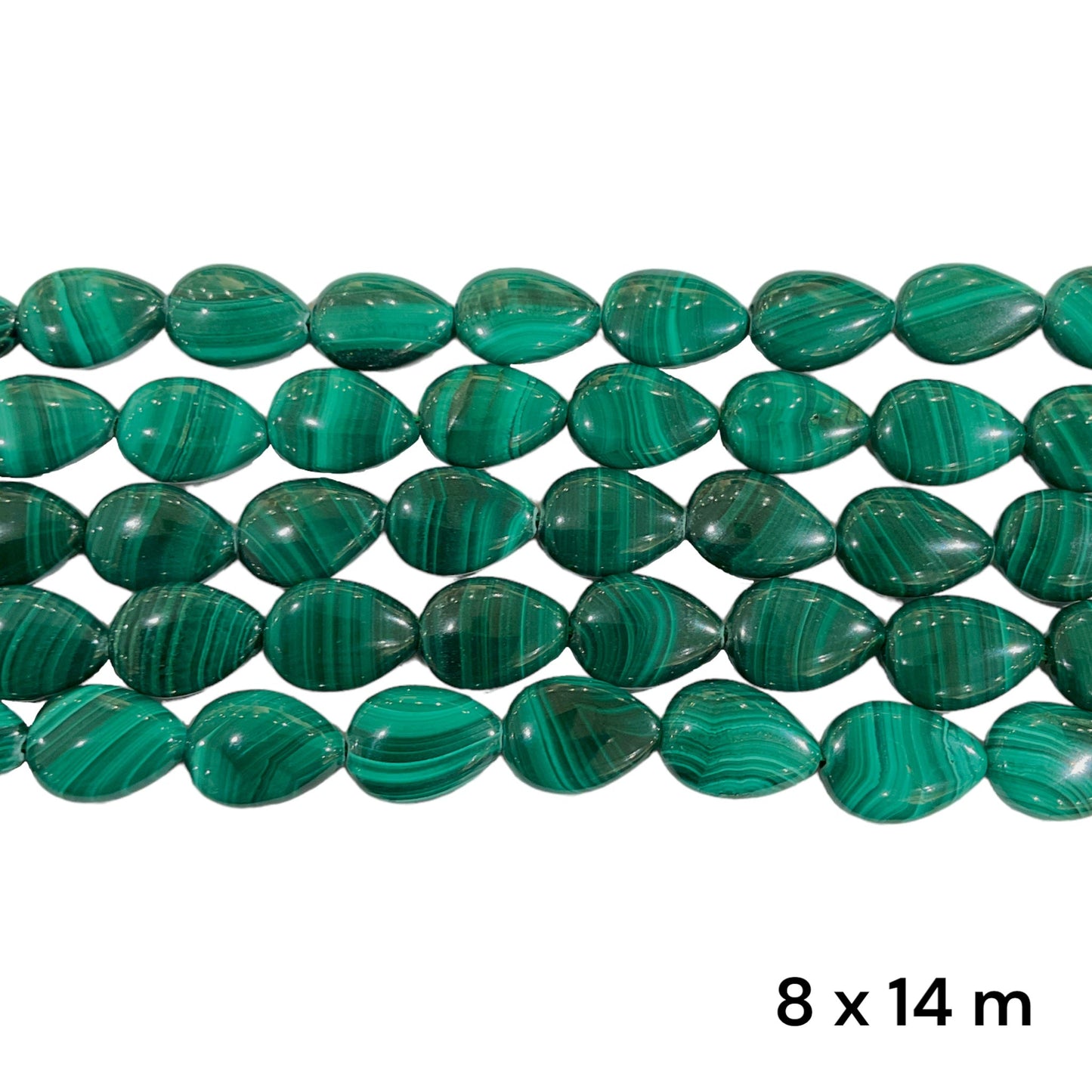 Fil Malachite goutte multi variante