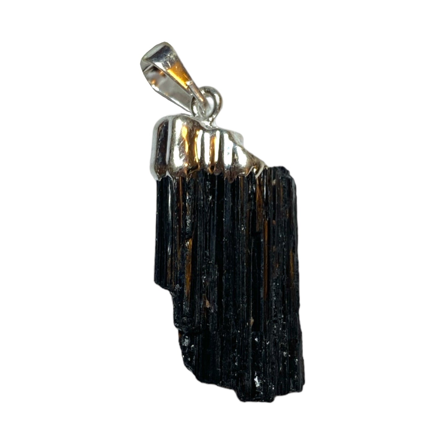 Pendentif tourmaline brute