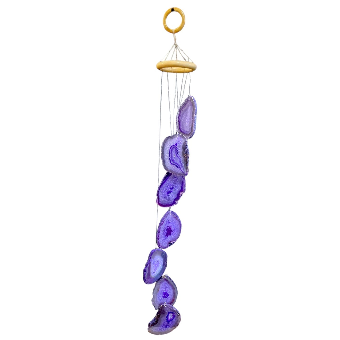 Carillon en agate violette