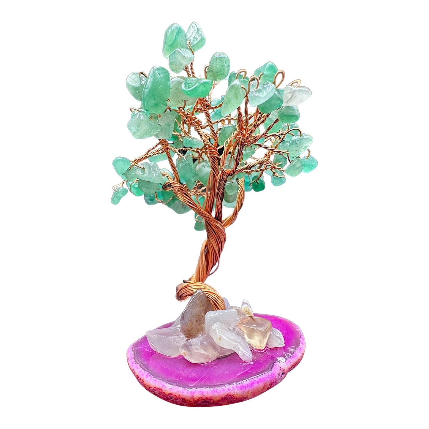 Arbre de vie en aventurine verte x agate