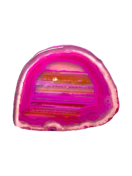 Piece Agate rose à l’unité