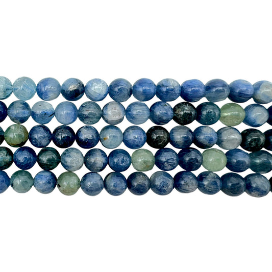 Fil de perles Cyanite multicolore