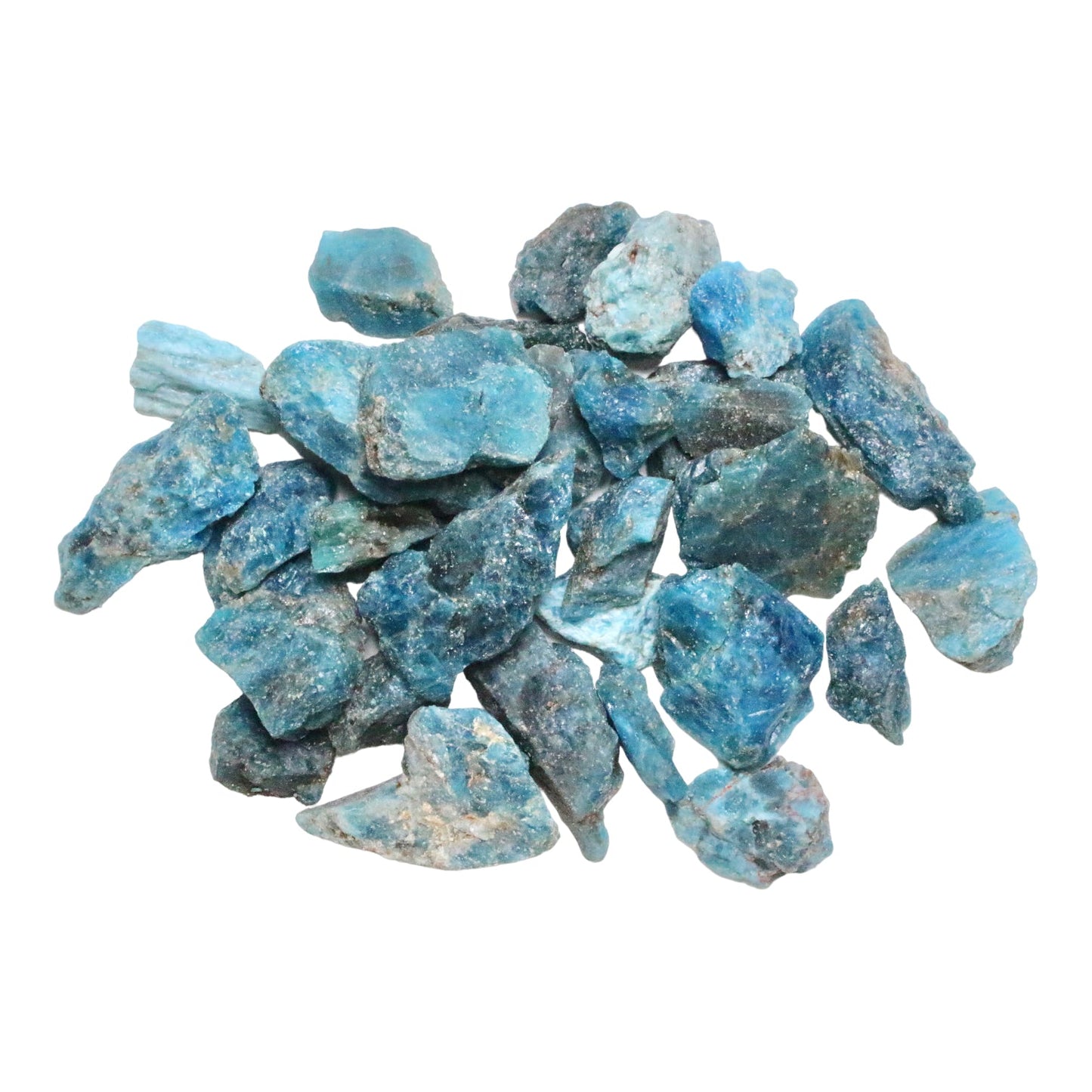 Pierre brute Apatite bleue