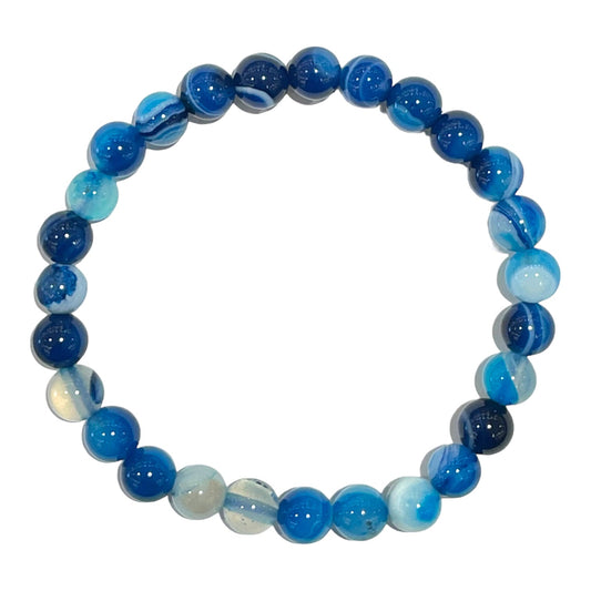 Bracelet enfant Agate bleue A