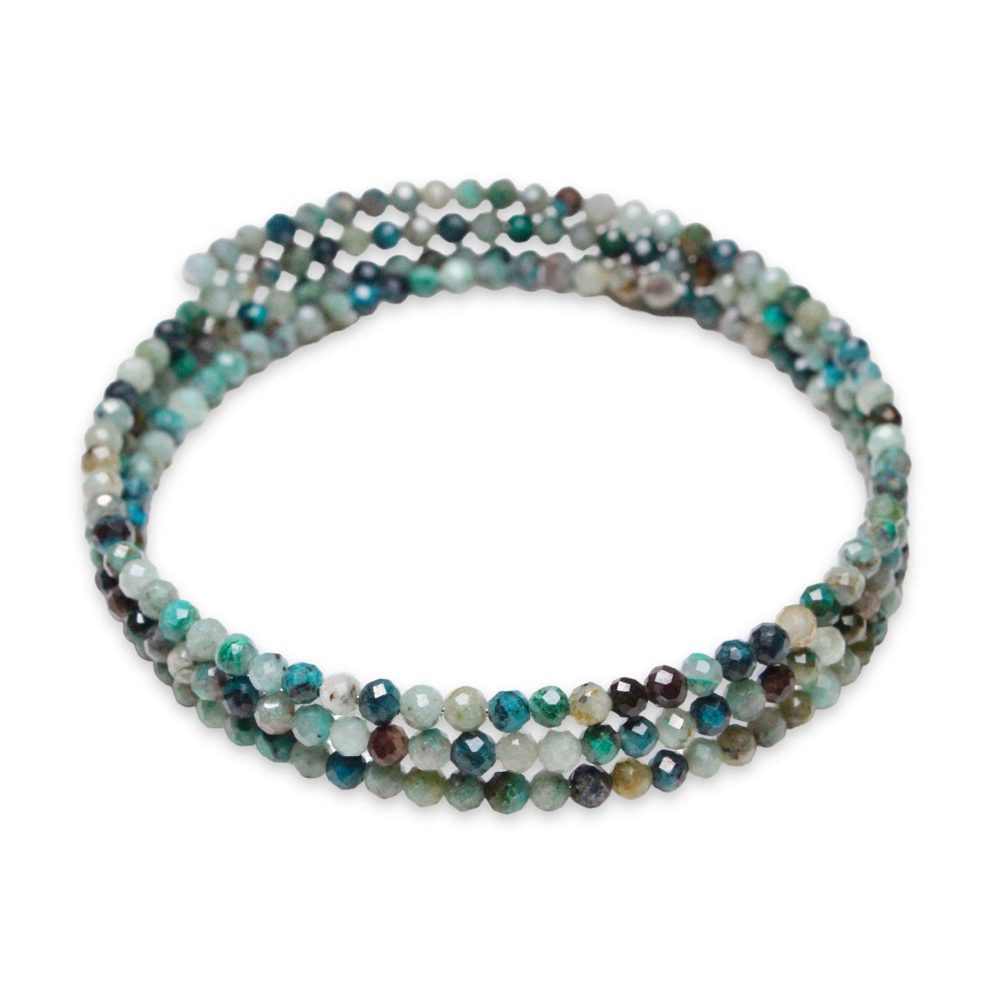 Bracelet Turquoise A Facetté 3 tours