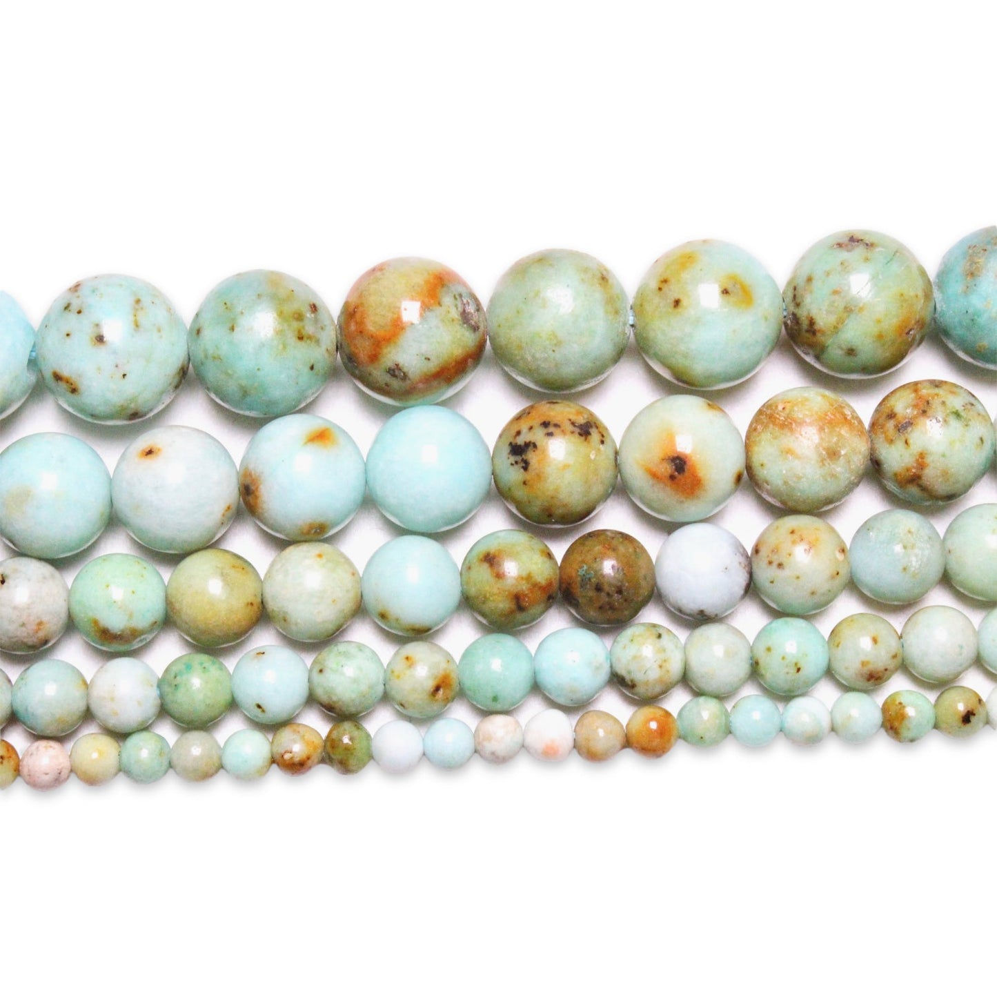 Fil de perles Turquoise de Mongolie A