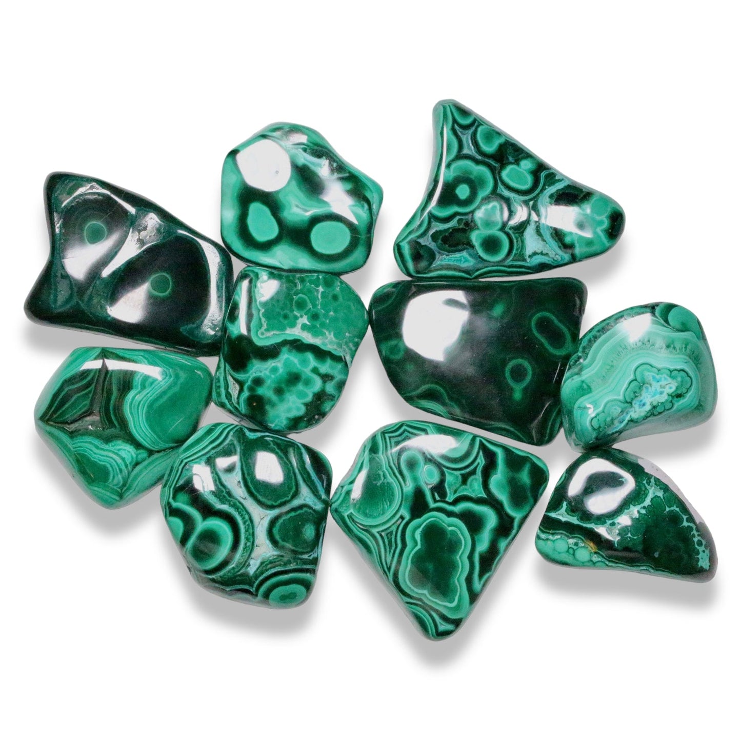 Malachite polie au kg