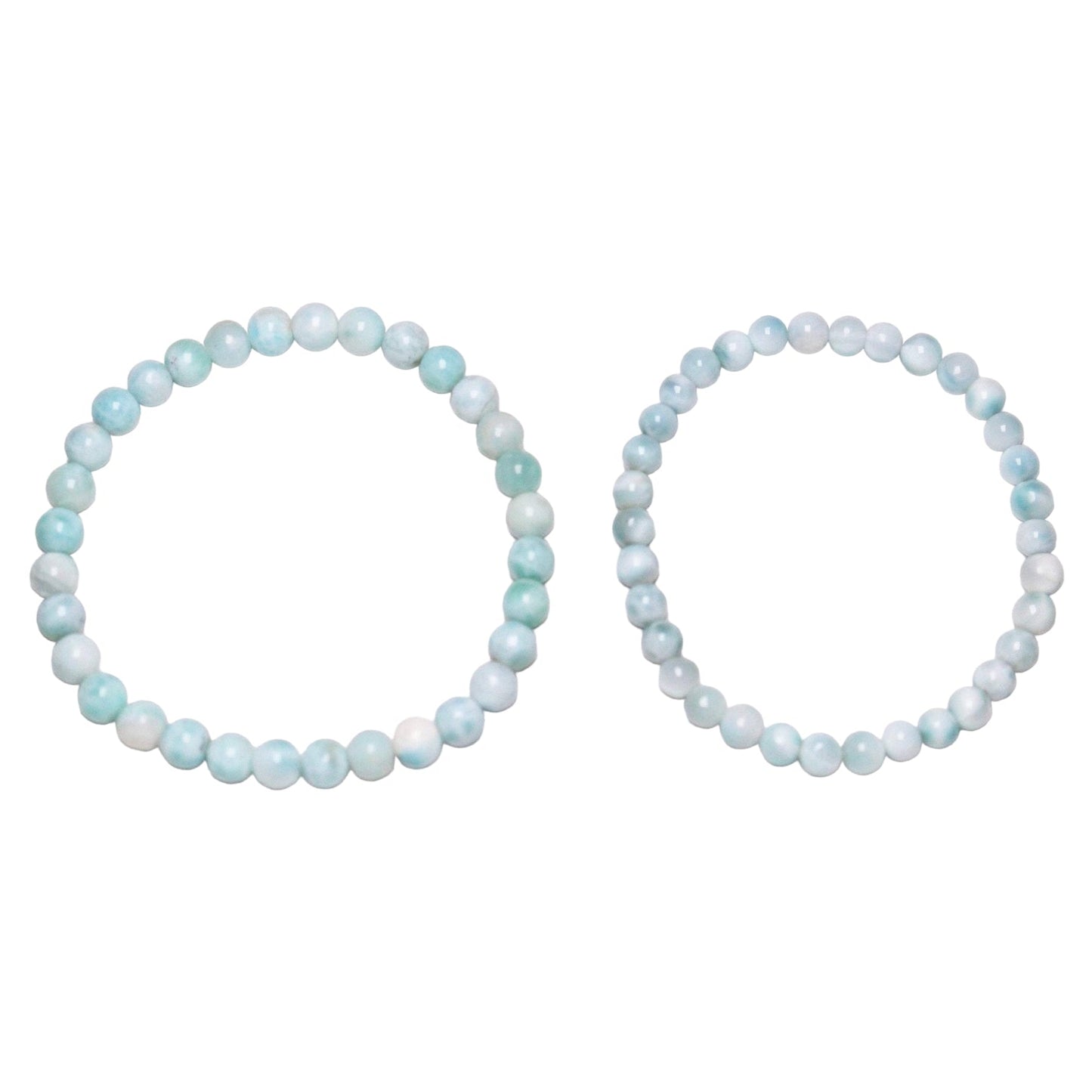 Bracelet Larimar de république dominicaine AA+