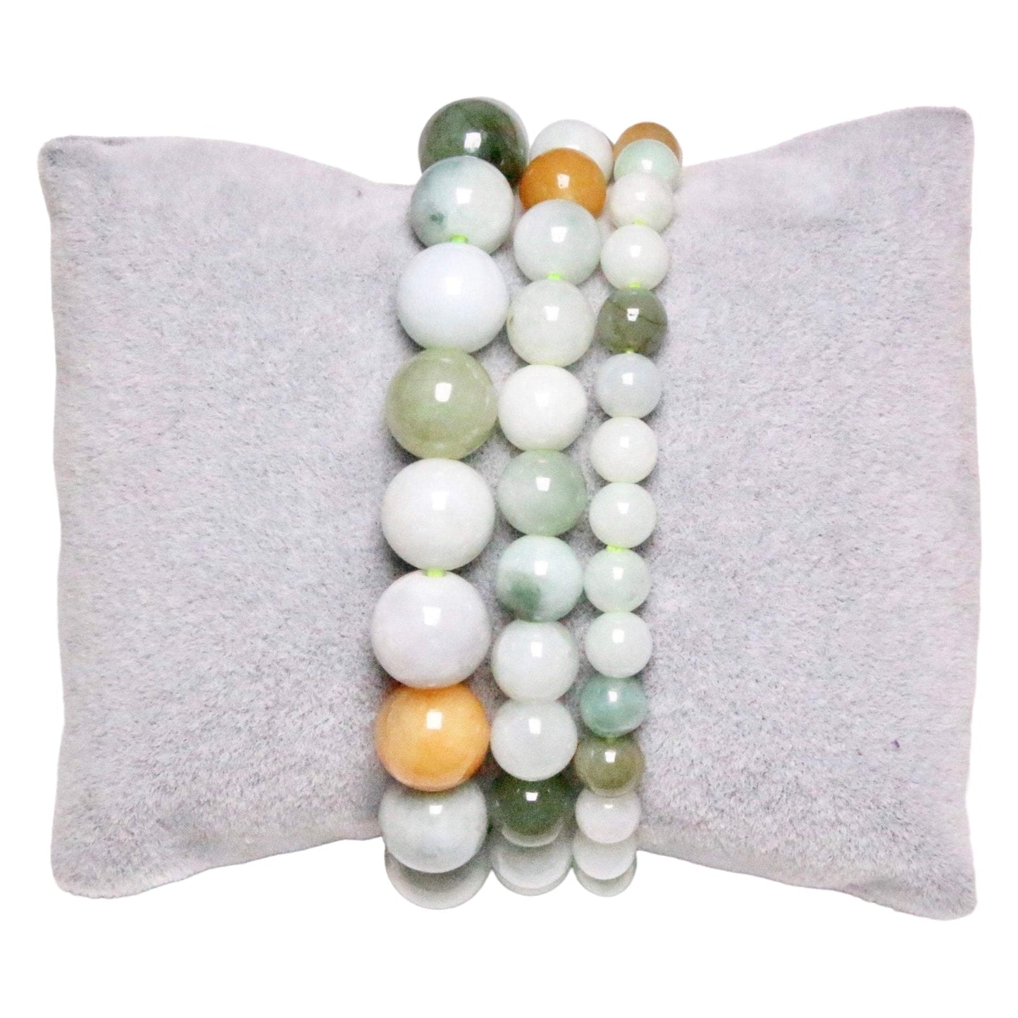 Bracelet Jade de Birmanie multicolore AA