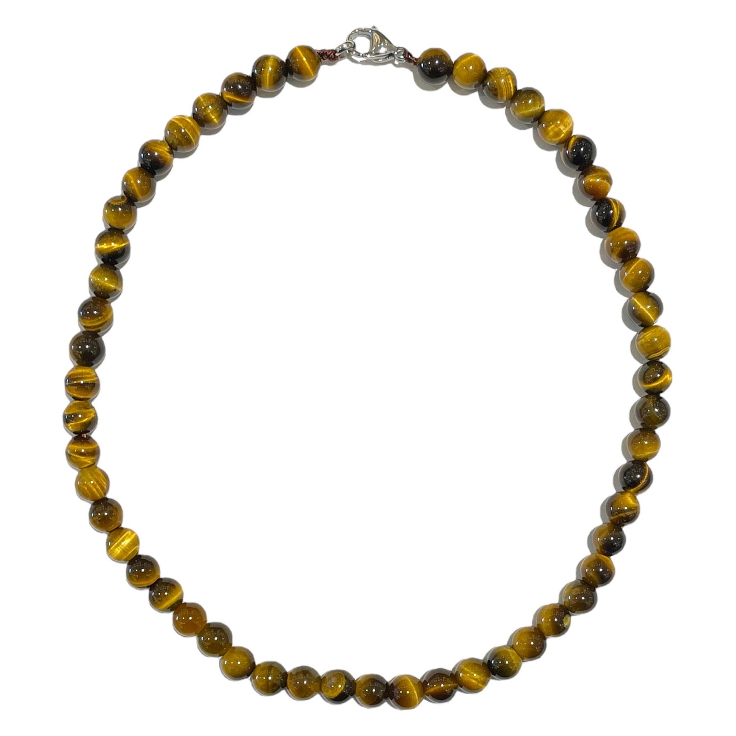 Collier boule Oeil de tigre