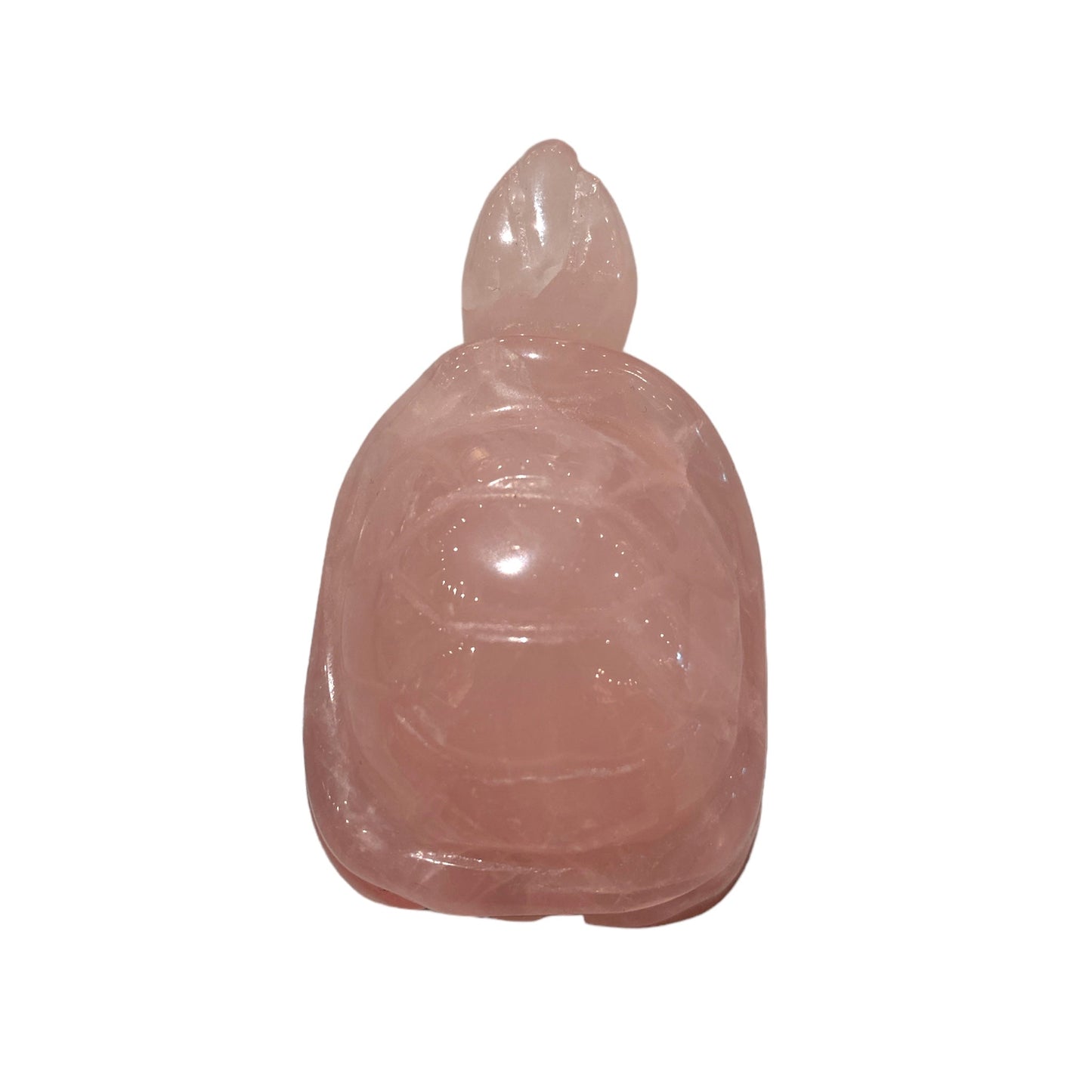 Statue Tortue en Quartz Rose