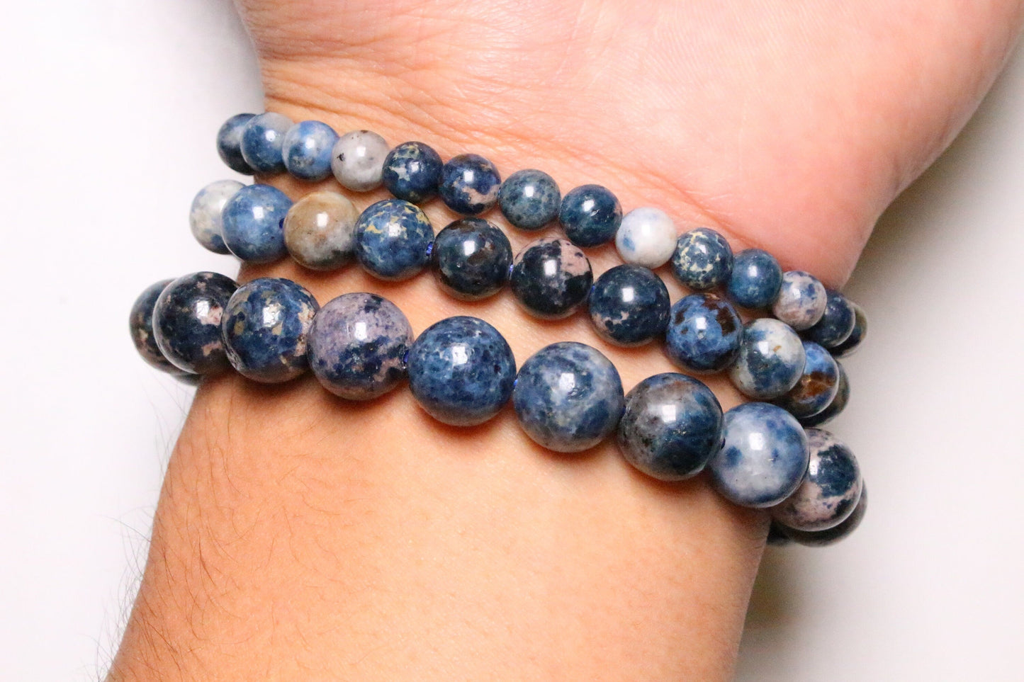 Bracelet Spinelle bleue AA