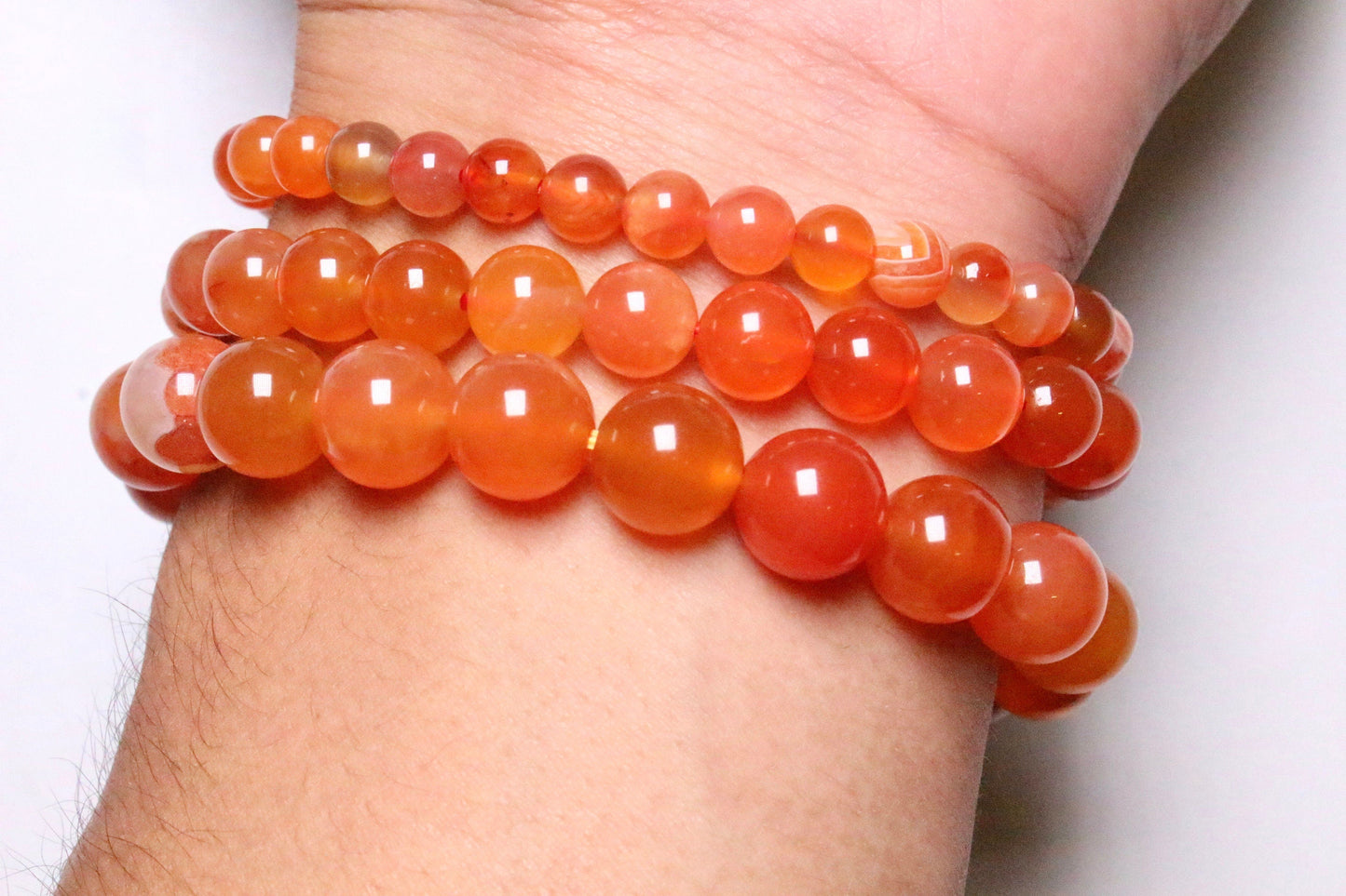 Bracelet Agate de Feu A+