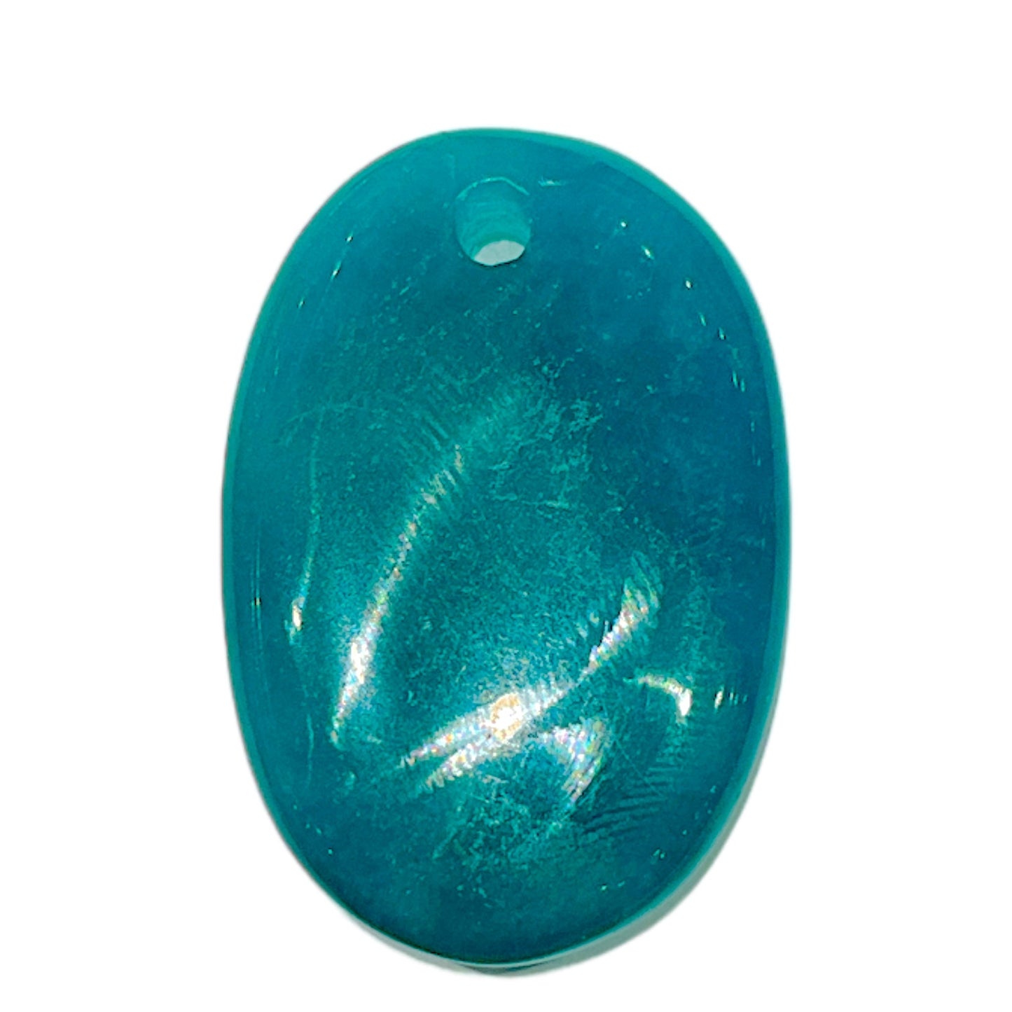 Pendentif Amazonite percé devant