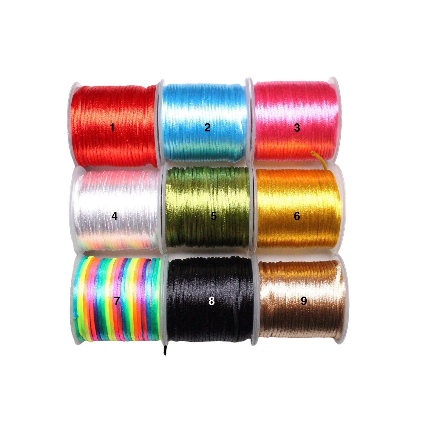 Bobine en fil satin (1mm) de 25m