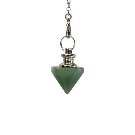 Pendule toupie Aventurine verte