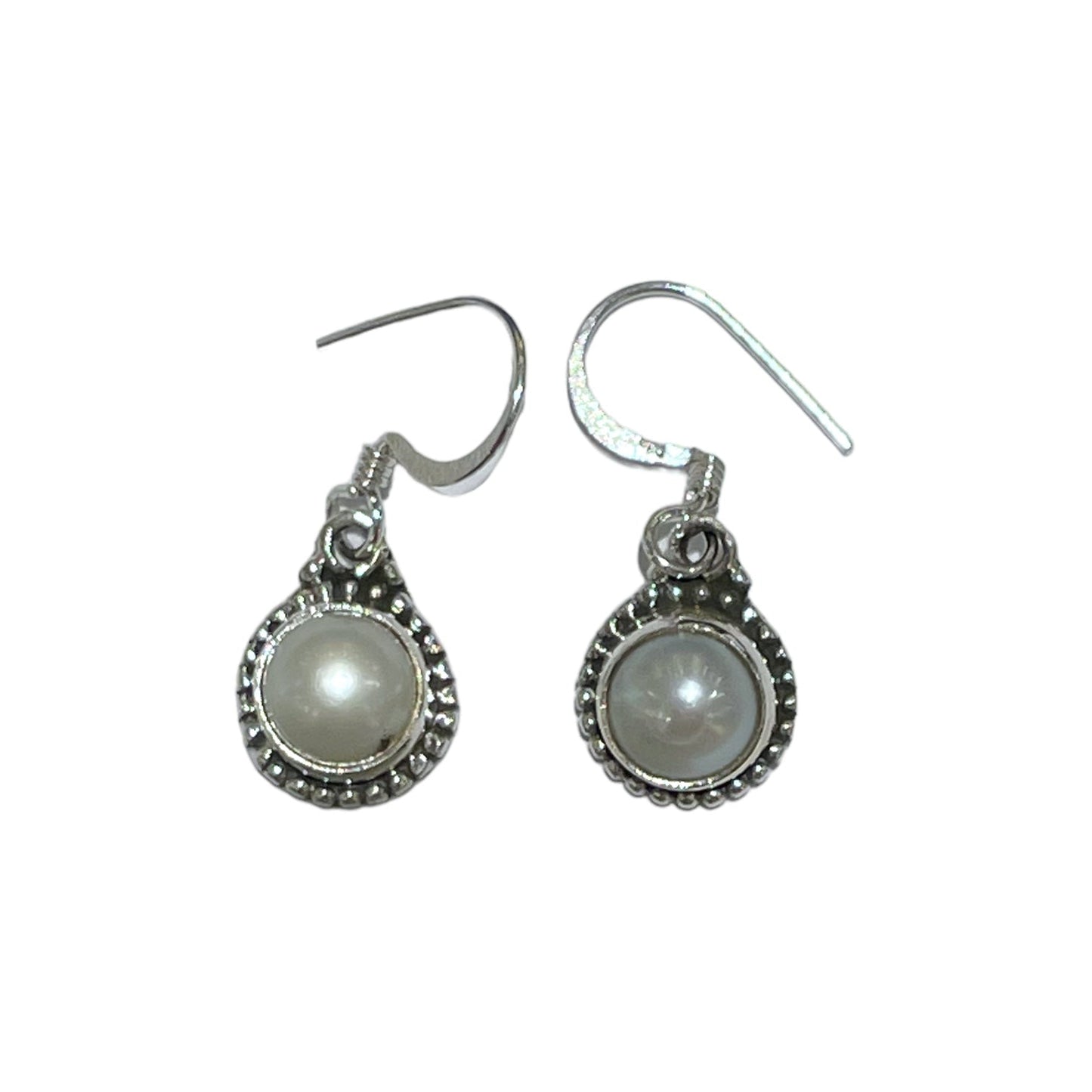 Boucle d'oreille en Argent 925 & nacre