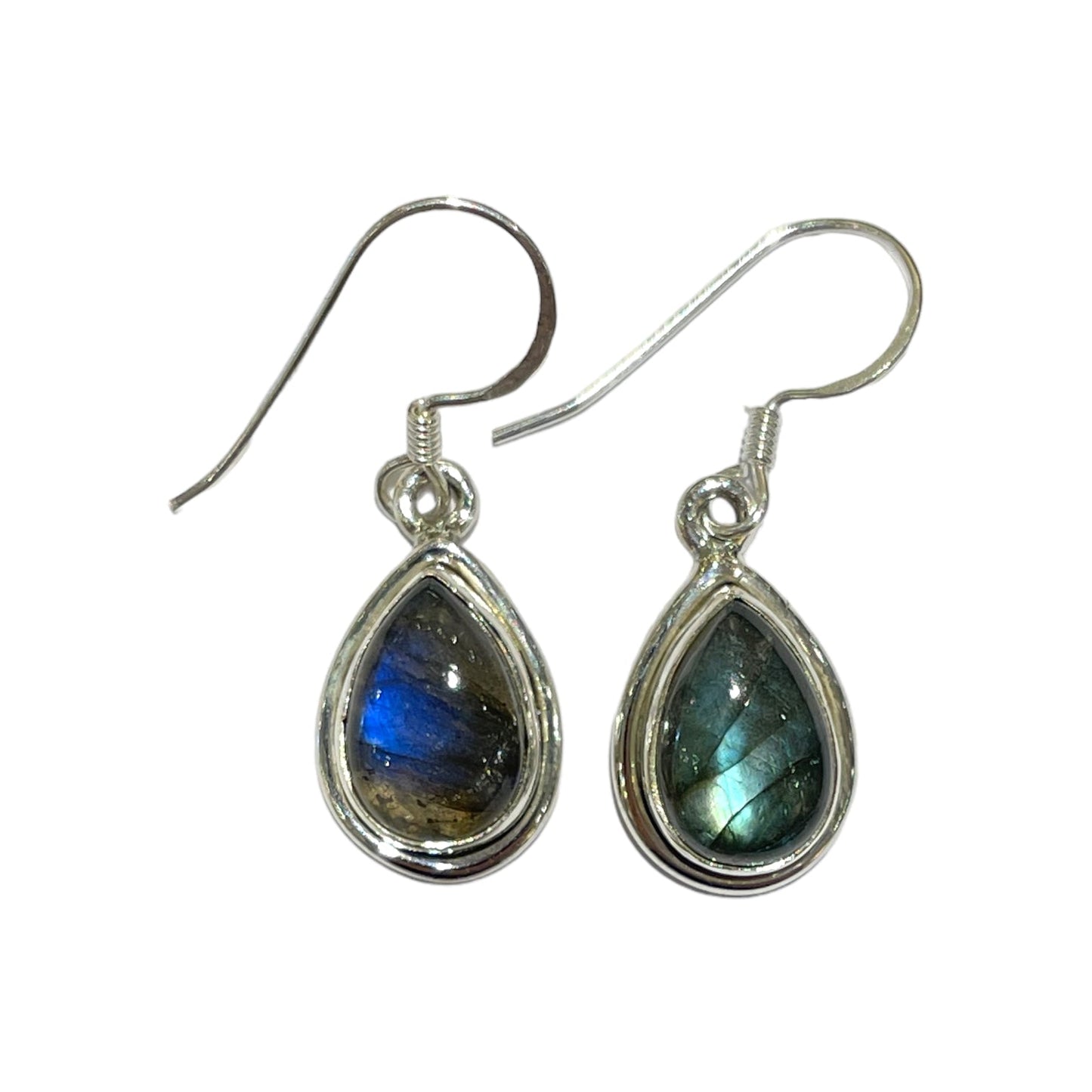 Boucle d'oreille en Argent 925 & Labradorite