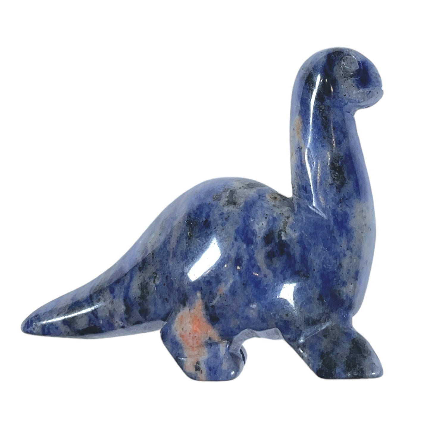 Figurine de diplodocus en Sodalite