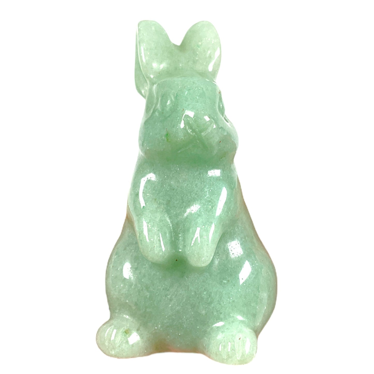 Figurine Lapin en Aventurine verte