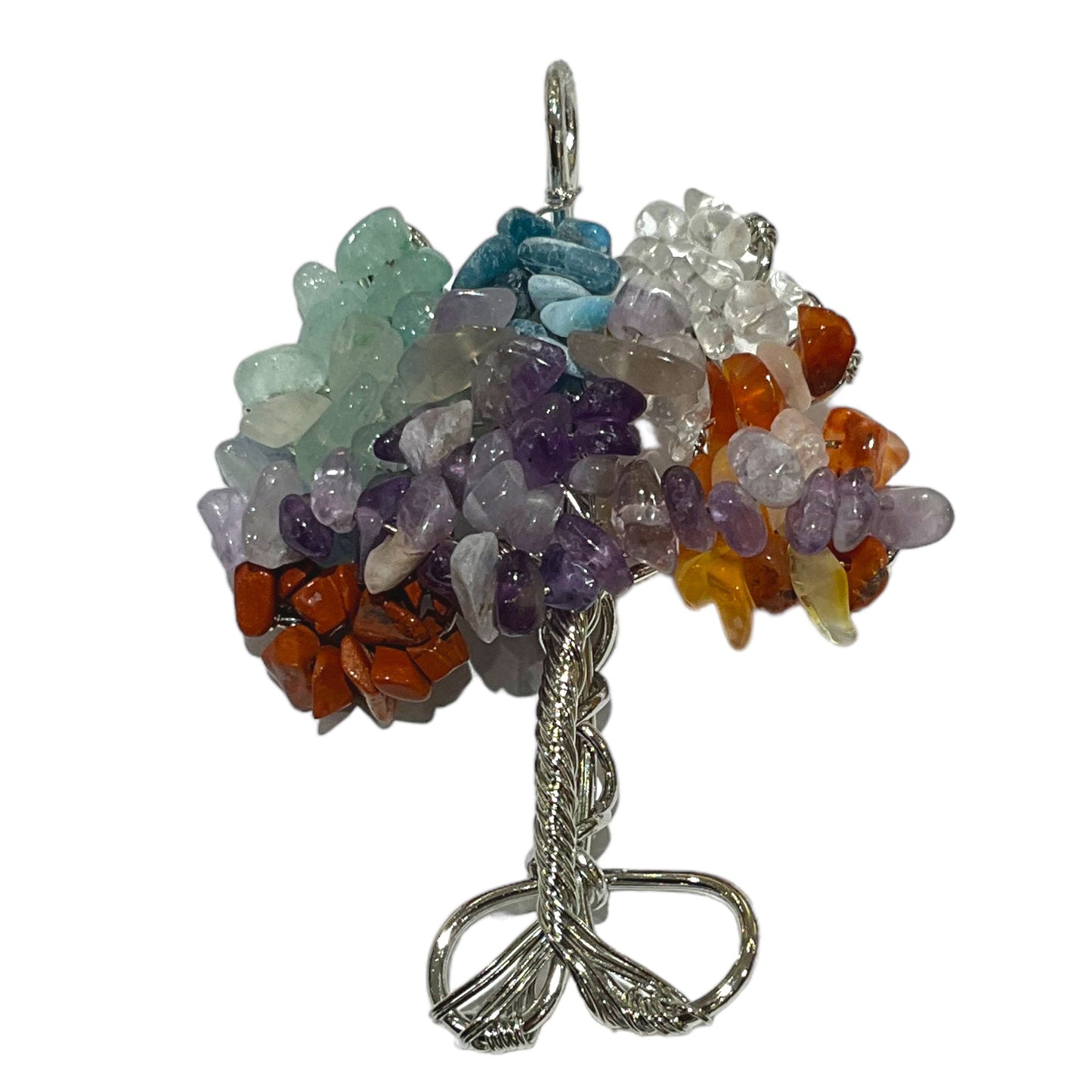 Pendentif arbre de vie Multi pierres