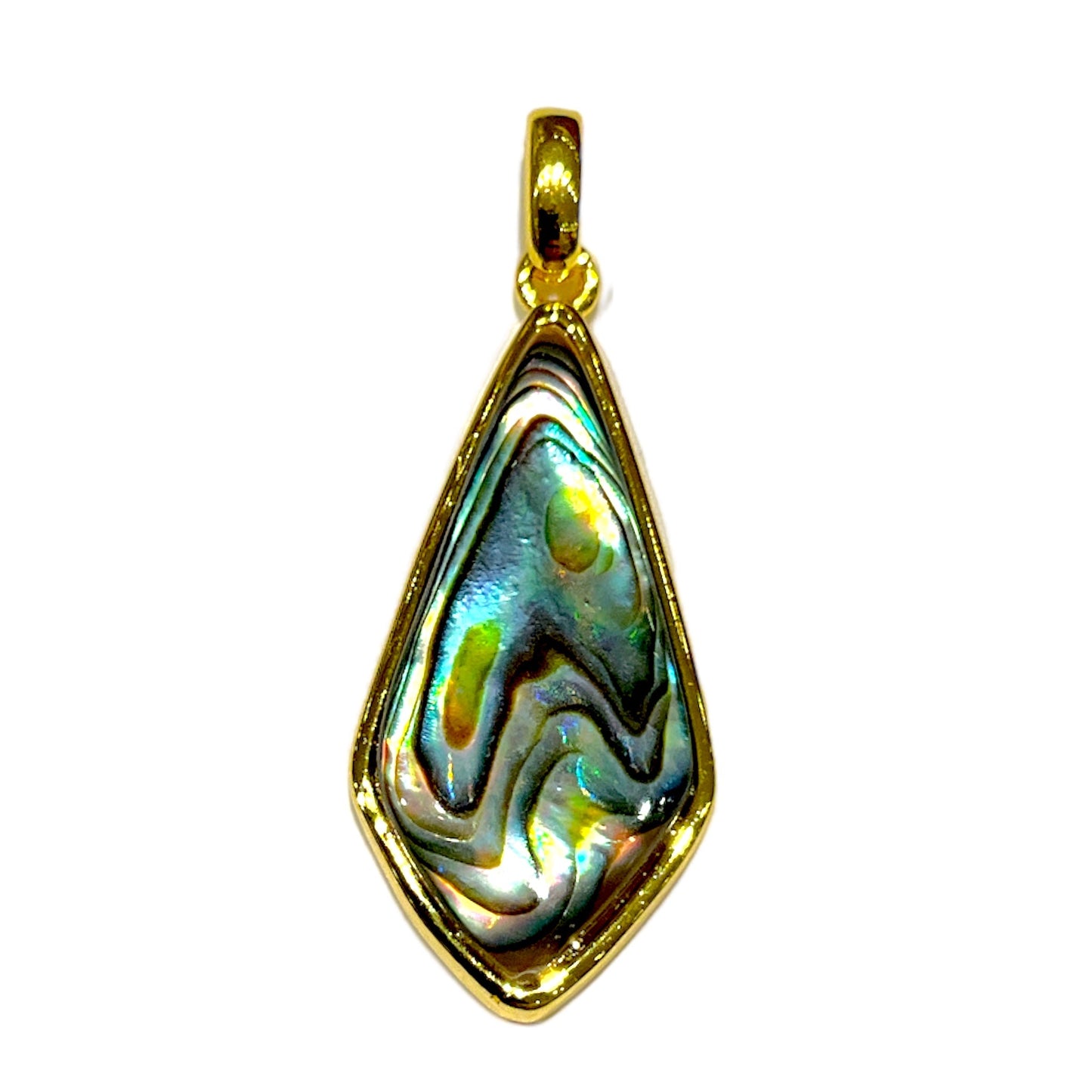 Pendentif cravate coquille d’ormeau