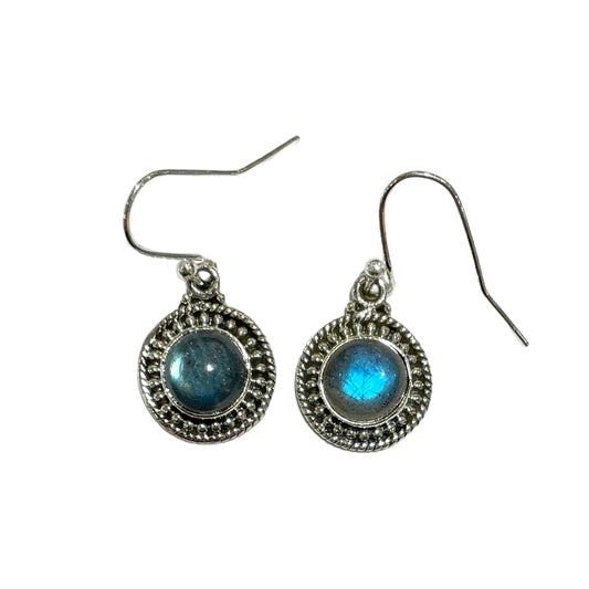 Boucle d'oreille en Argent 925 & labradorite