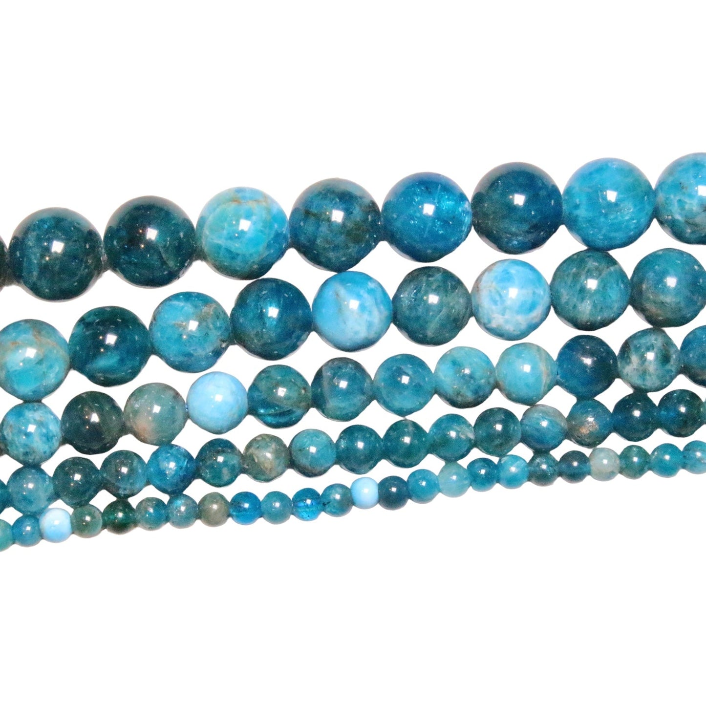 Fil de perle Apatite bleue A