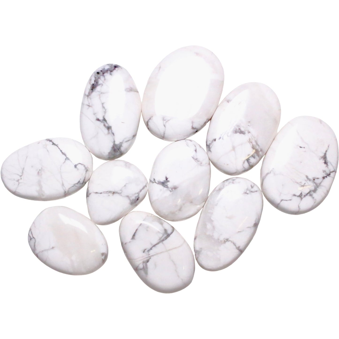 Galet Howlite 40mm (Lot de 200g)