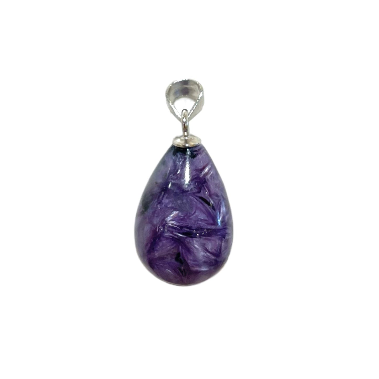 Pendentif Charoite goutte