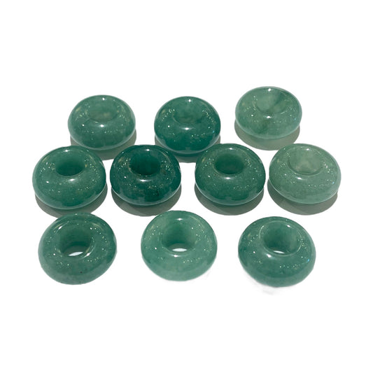 Donut en Aventurine verte